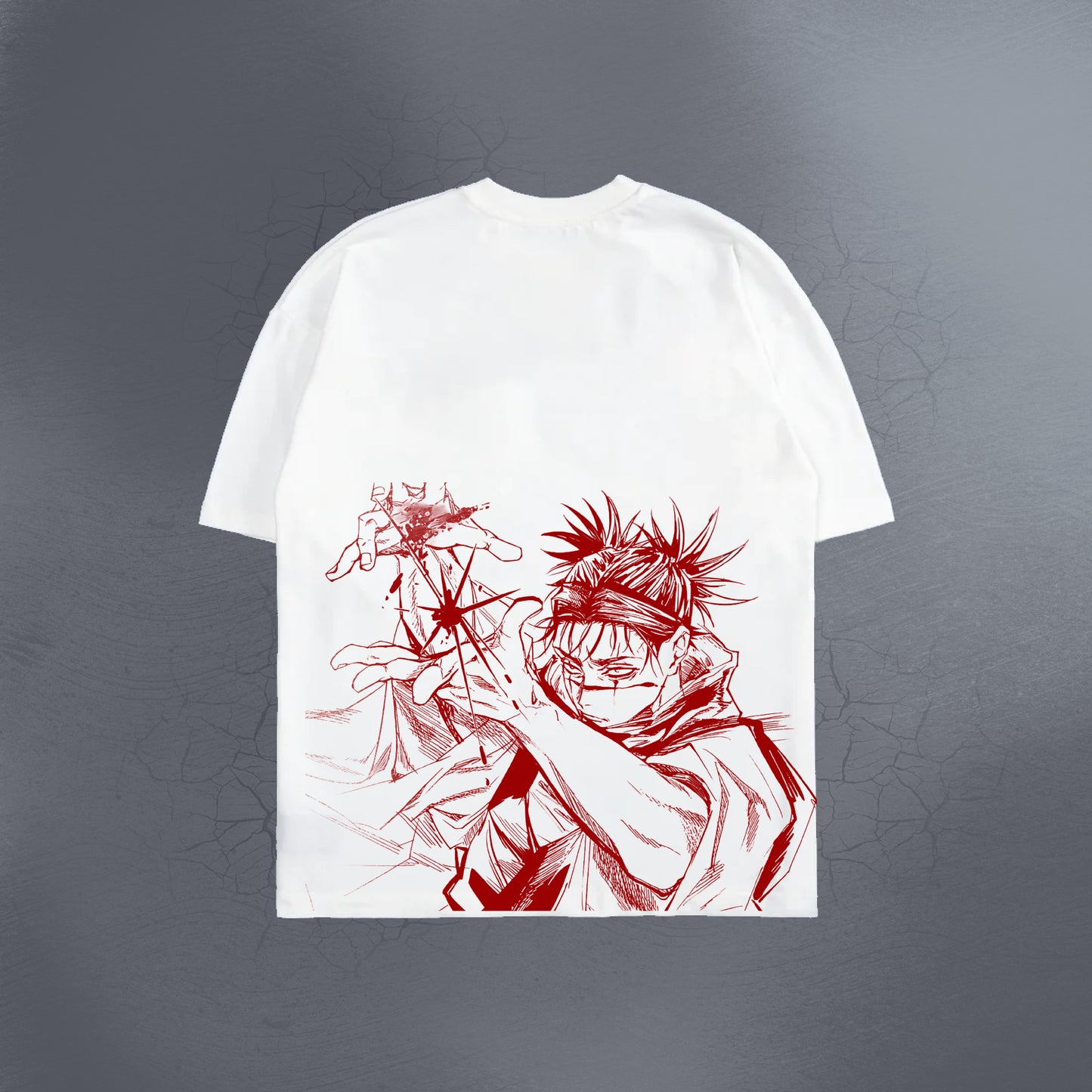 BLOODSHOT WHITE TEE