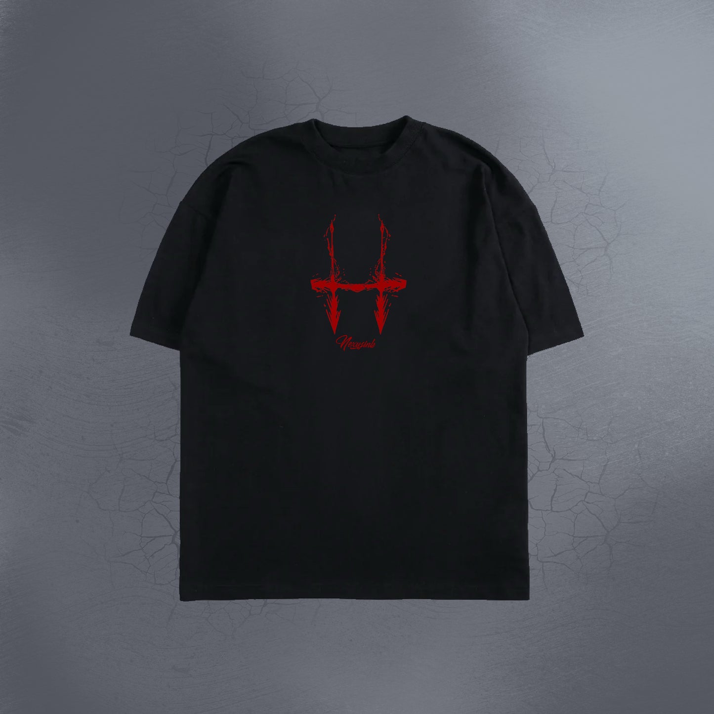 BLOODSHOT BLACK TEE