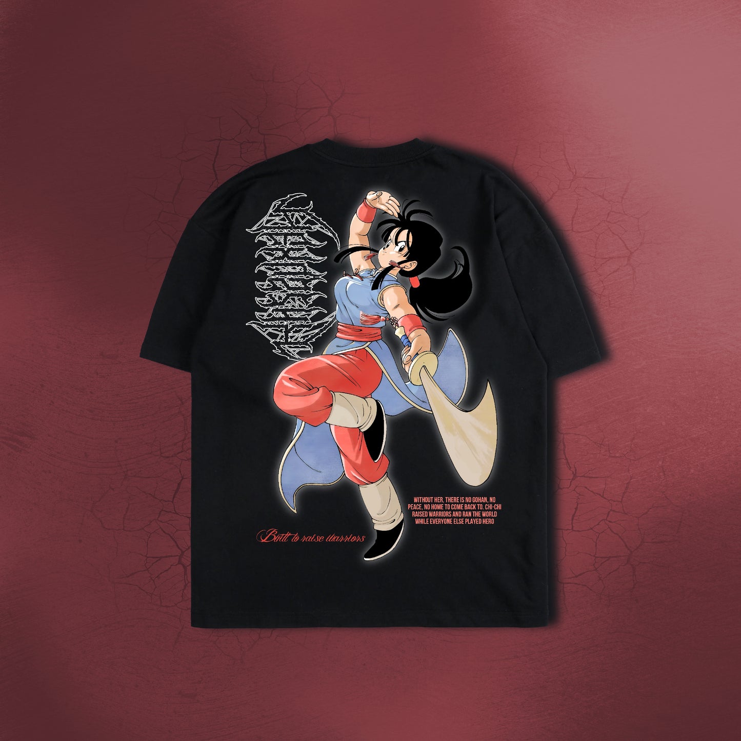 BUILT TO RAISE WARRIORS BLACK TEE