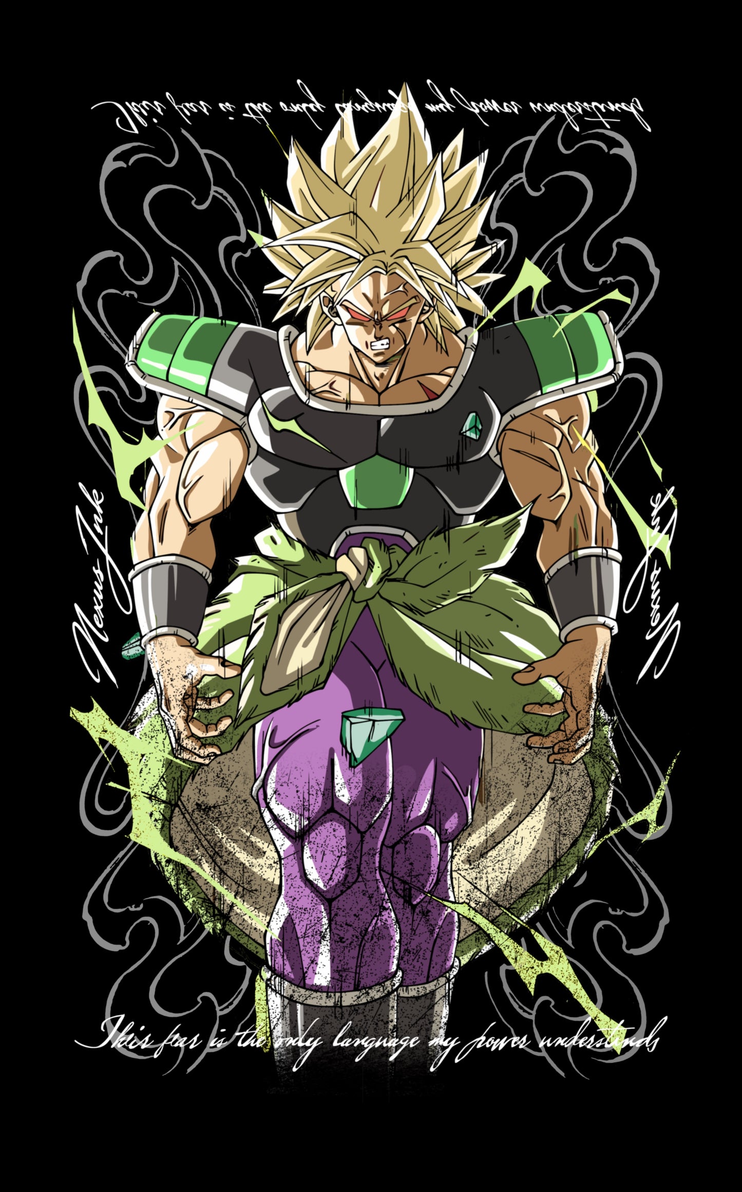 GOD RAGE BLACK TEE