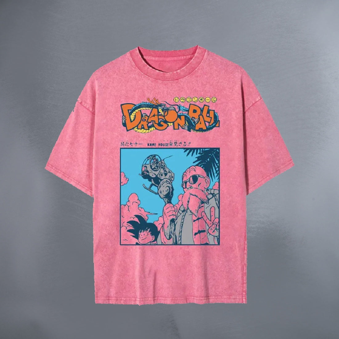 KAME HOUSE PINK VINTAGE TEE