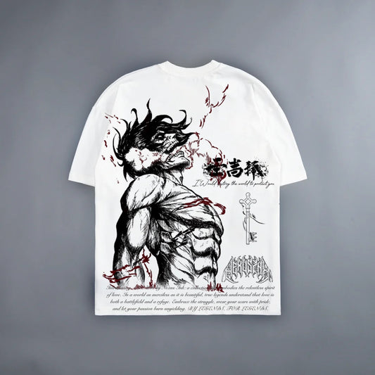 MARKED FOR WAR WHITE TEE