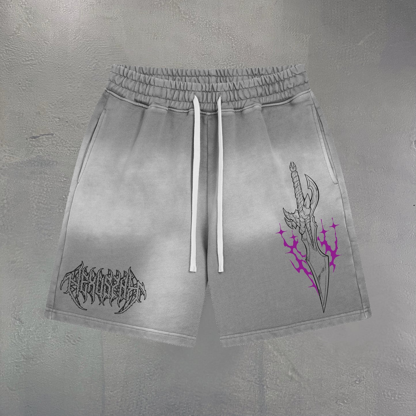 SHADOW SLAYER GREY SHORTS