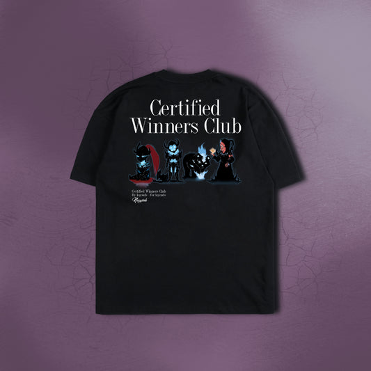 CERTIFIED WINNERS CLUB BLACK TEE