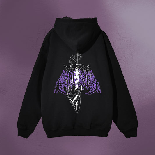 SHADOWFANG BLACK ZIP UP HOODIE
