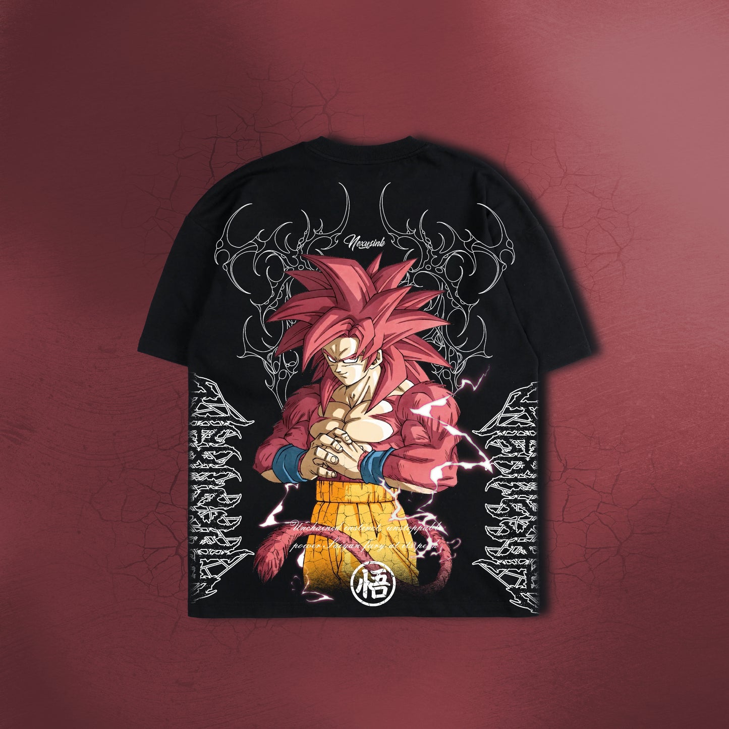 SCARLET POWER BLACK TEE