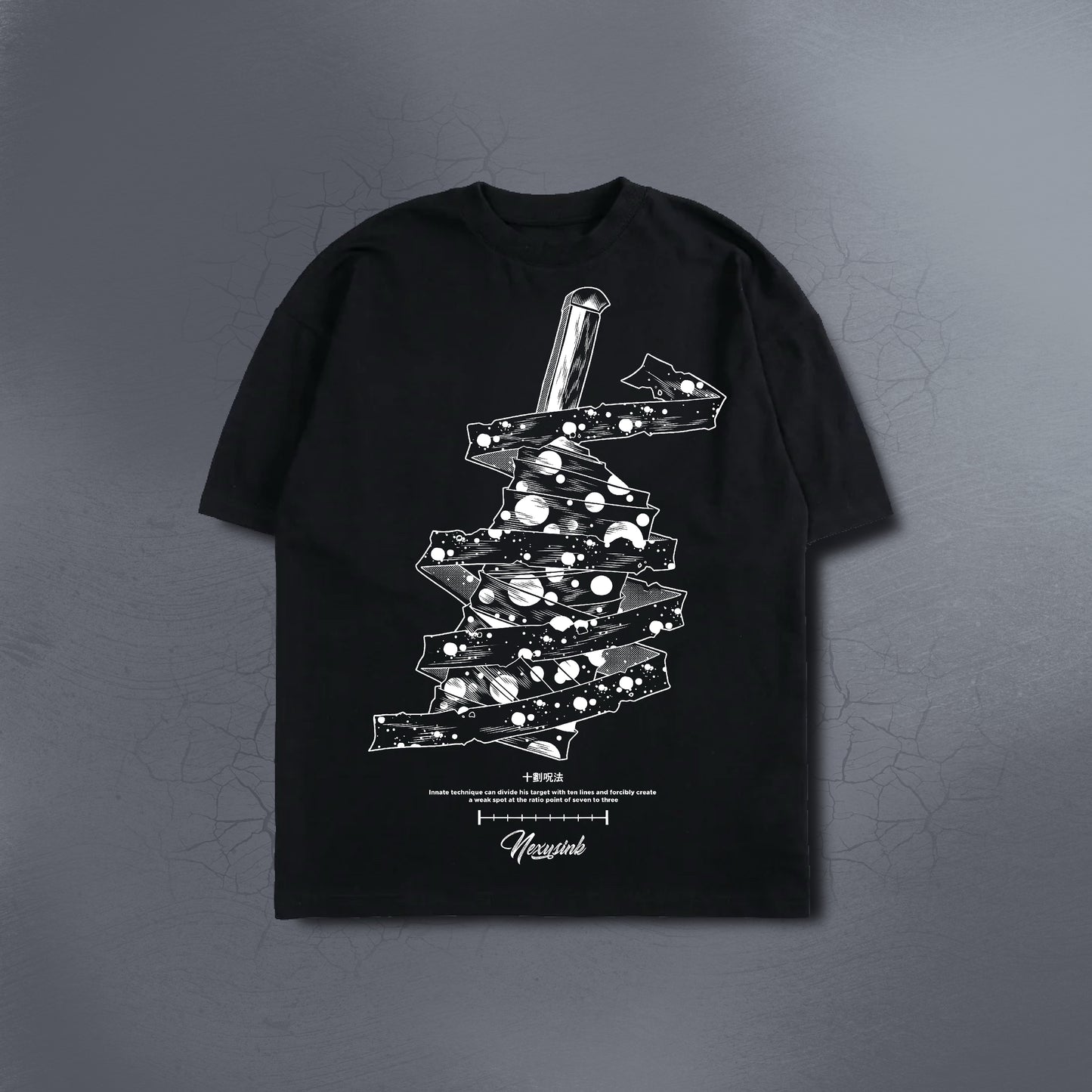 RADIO EDGE BLACK TEE