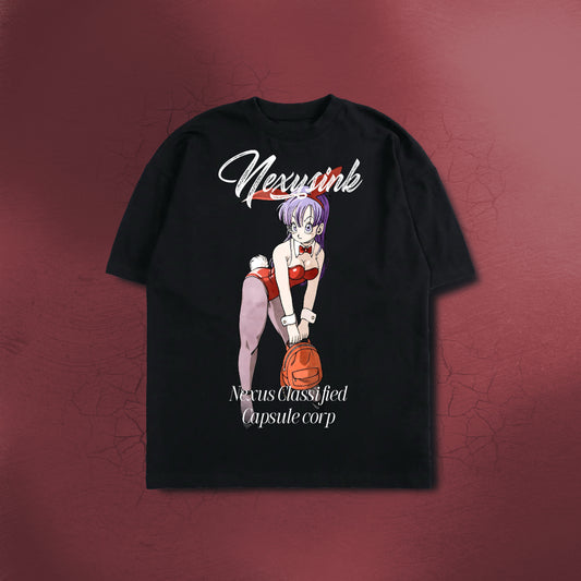TECH BLOOM BLACK TEE