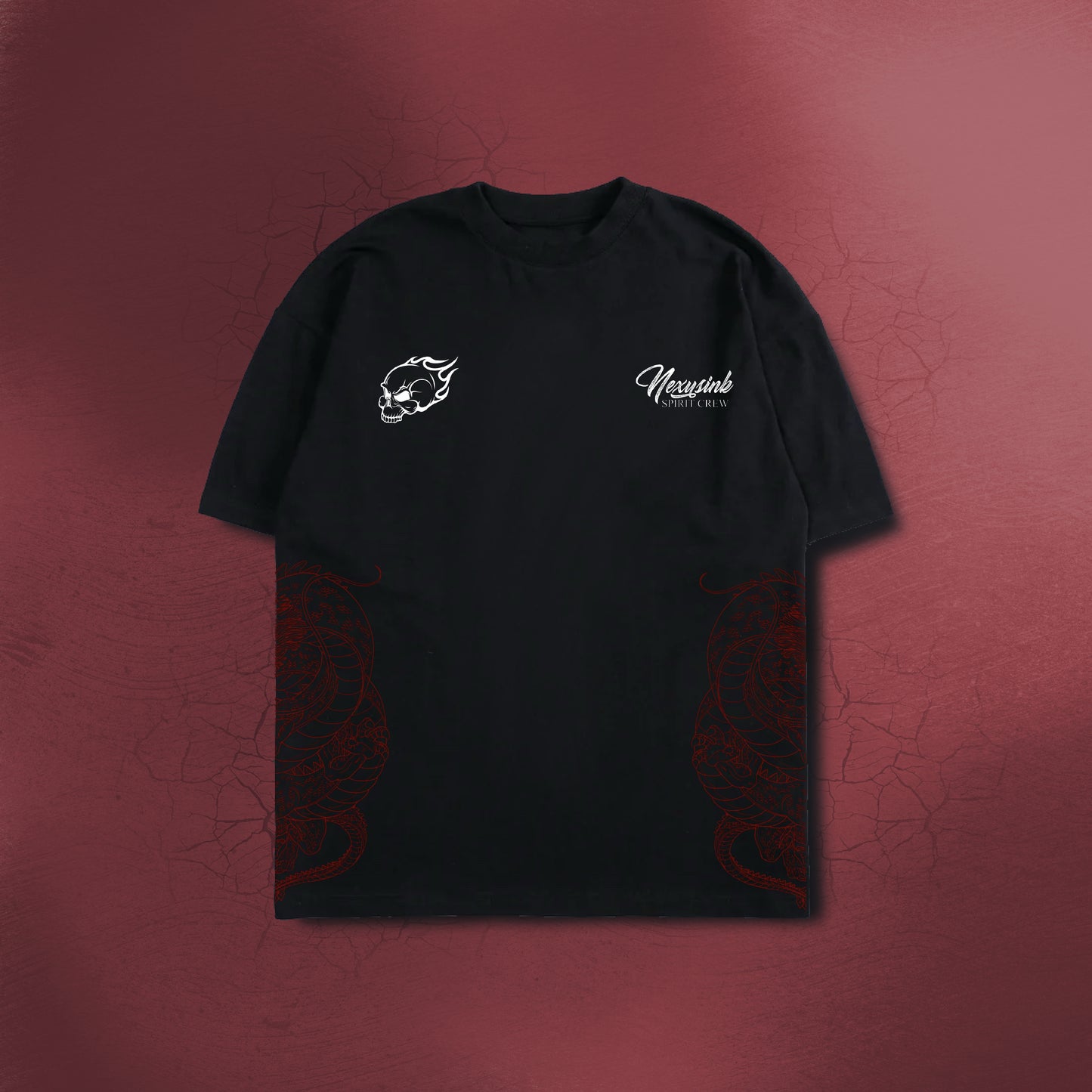 FALLEN TIMELINE BLACK TEE