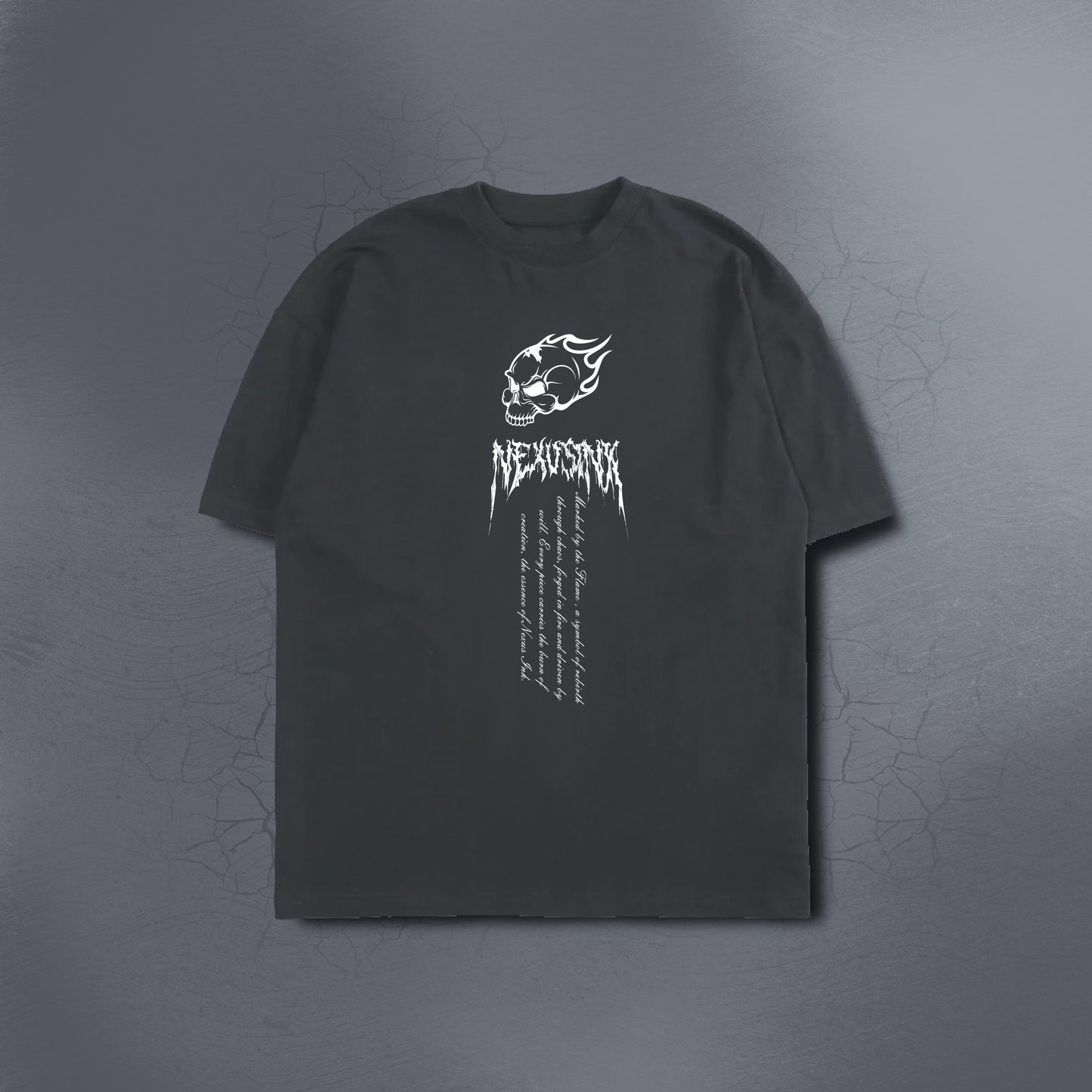 FORGED BY PAIN DARK GREY TEE