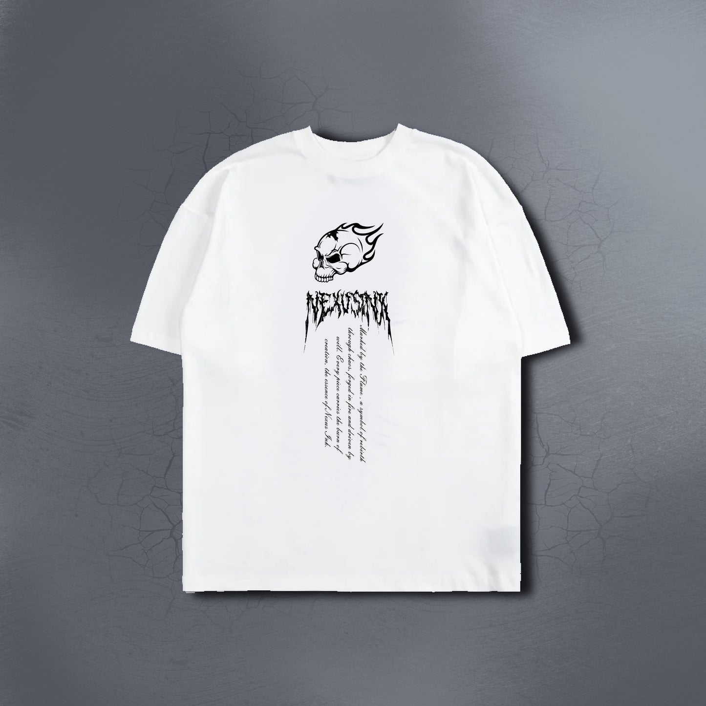 SILENT TOXIN WHITE TEE