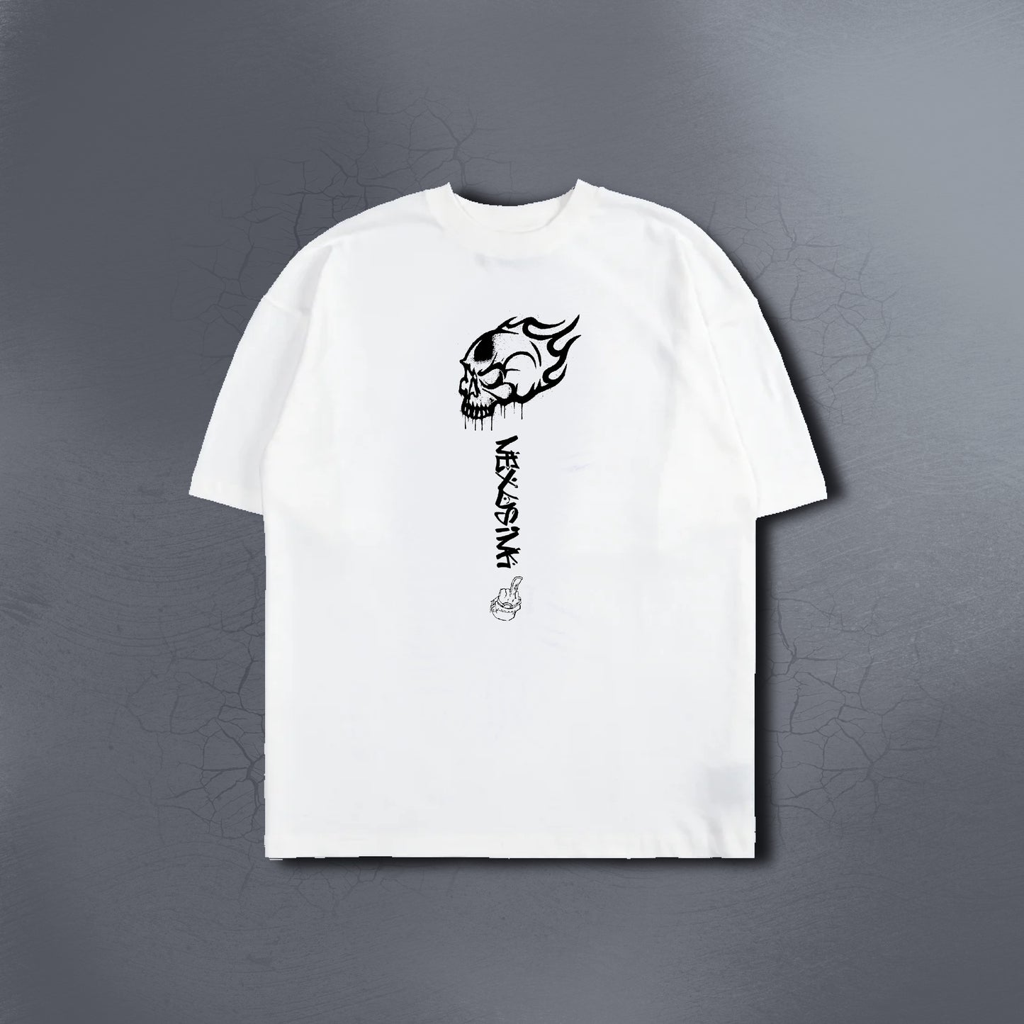 SCRAPBORN WHITE TEE