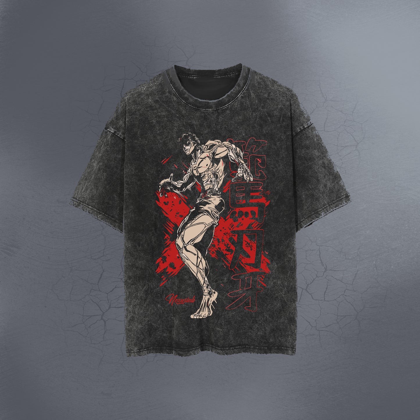 BAKI HANMA VINTAGE TEE