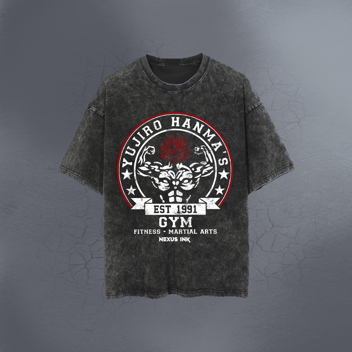YUJIRO HANMA'S GYM VINTAGE TEE