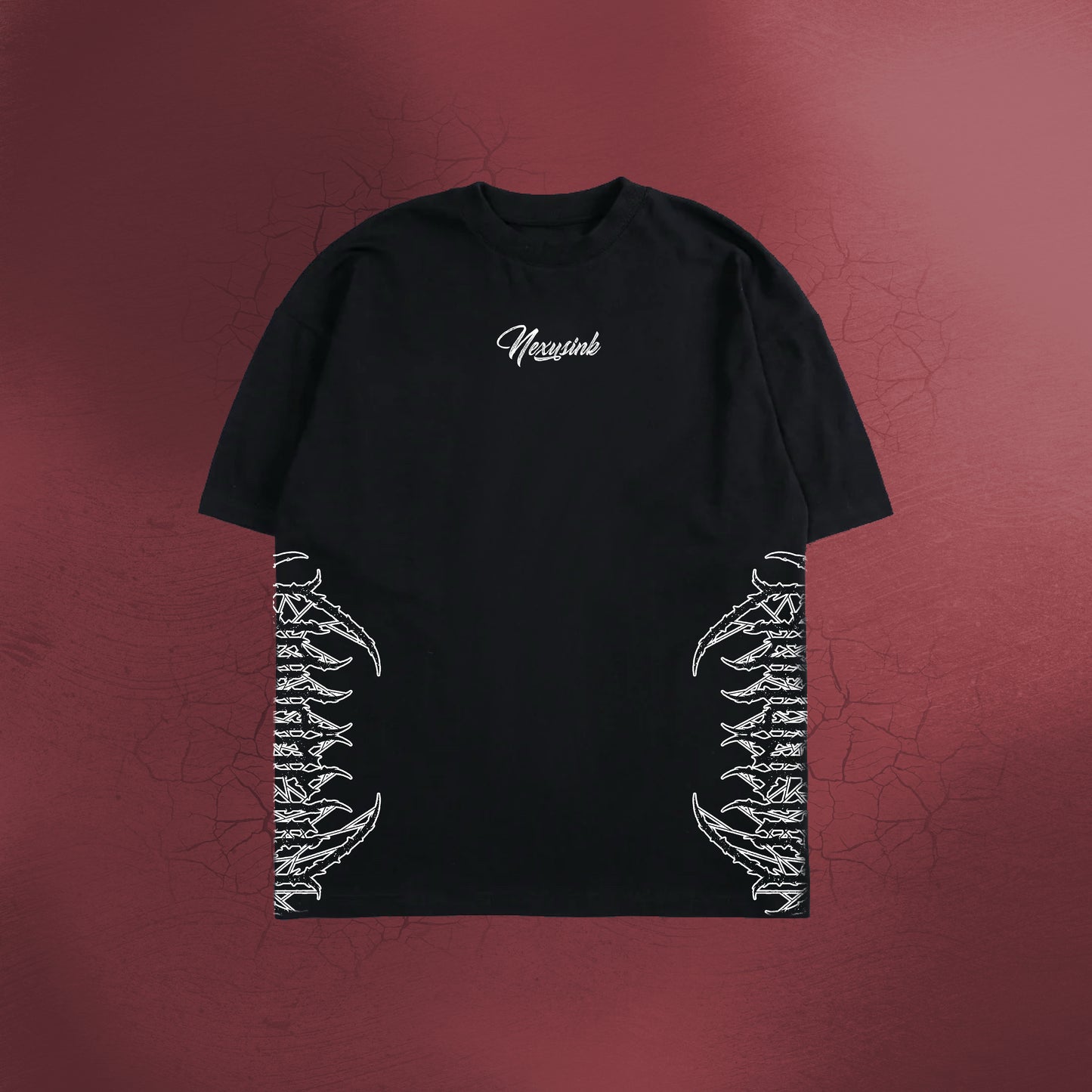 BROKEN TIMELINE BLACK TEE