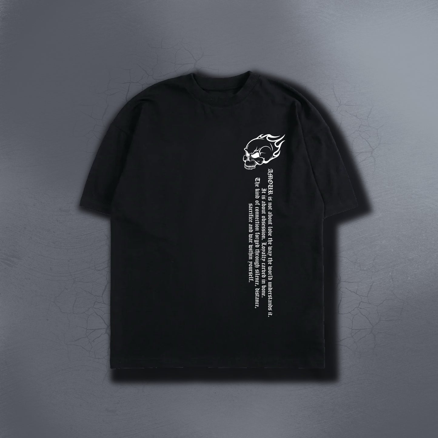 ORDER VS REASON BLACK TEE