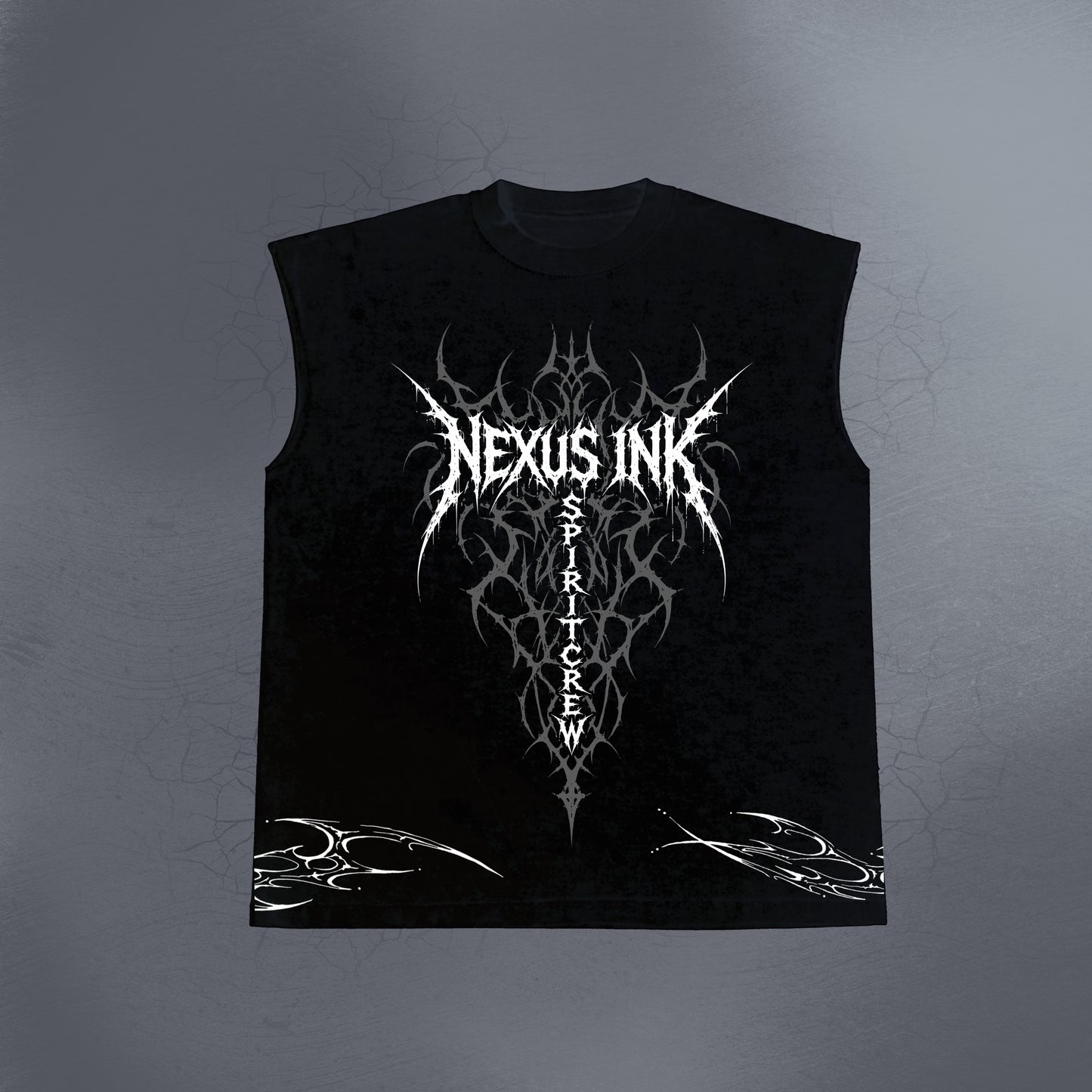 ABSOLUTE STRENGTH BLACK CUTOFF TEE