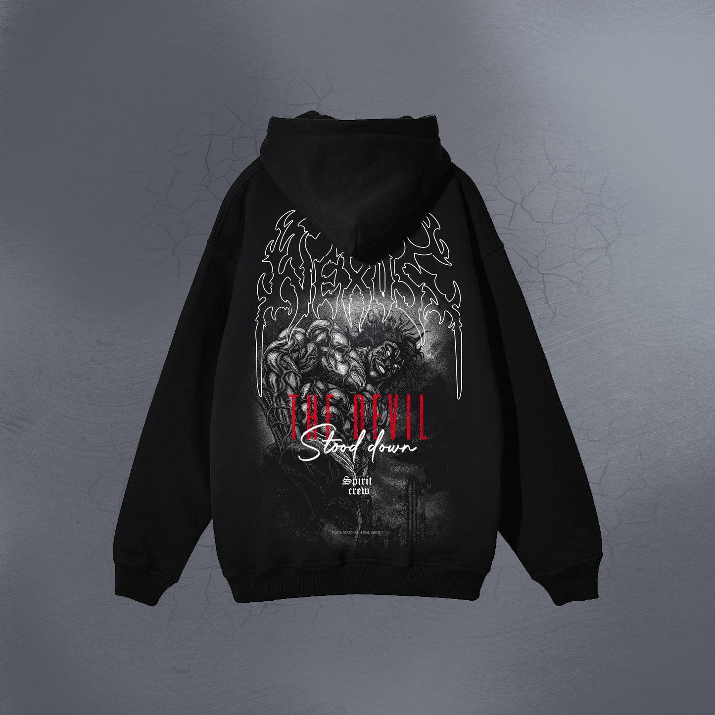 THE DEVIL STOOD DOWN BLACK HOODIE