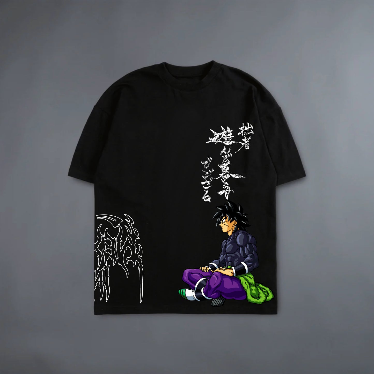 BORN WILD BLACK TEE