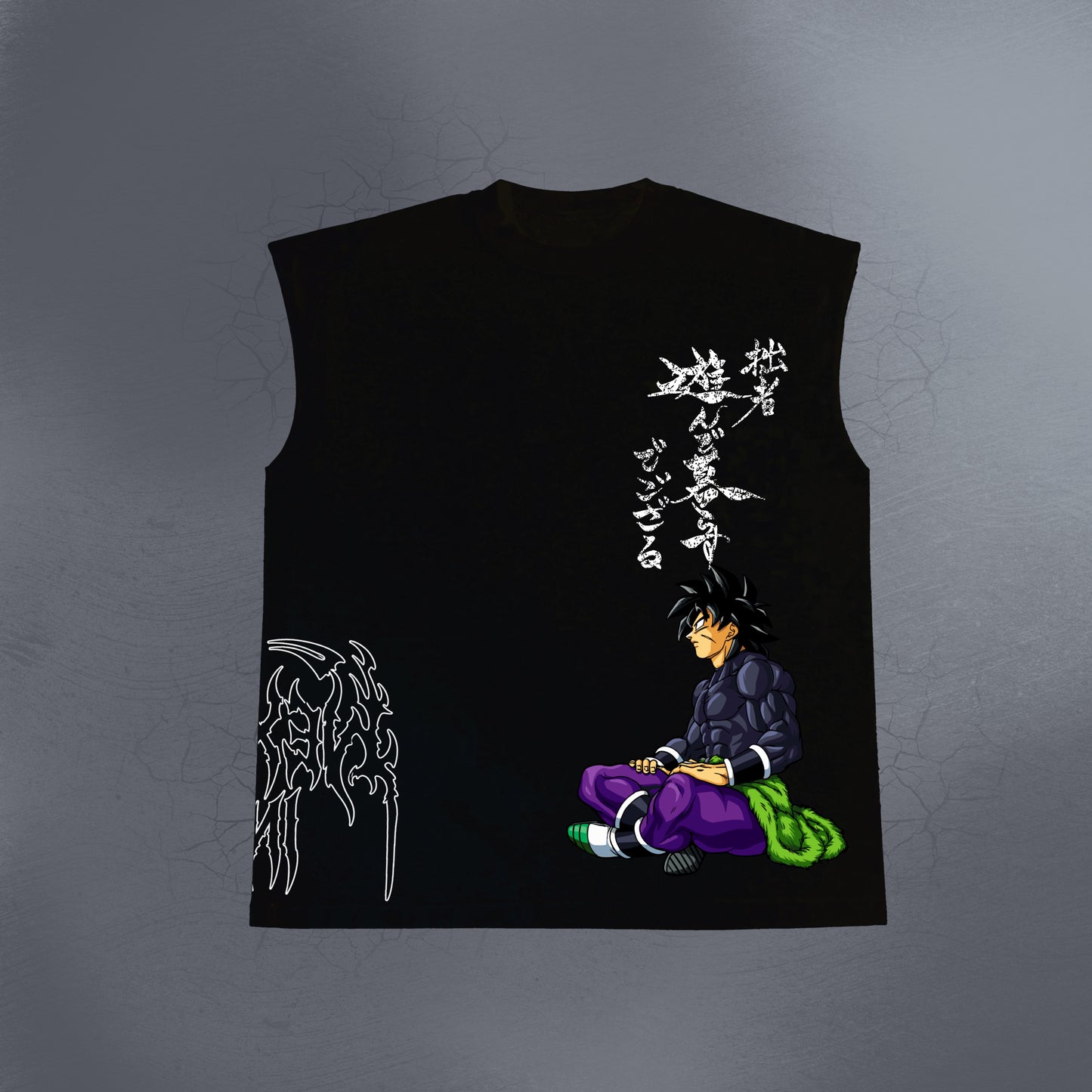 BORN WILD BLACK CUTOFF