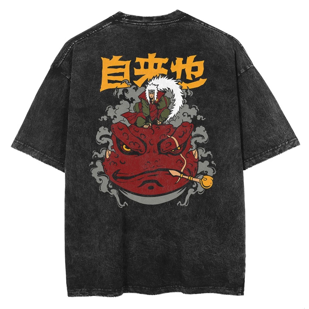 JIRAIYA TOAD SAGE 2 SIDED VINTAGE TEE