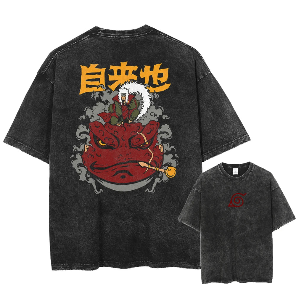 JIRAIYA TOAD SAGE 2 SIDED VINTAGE TEE