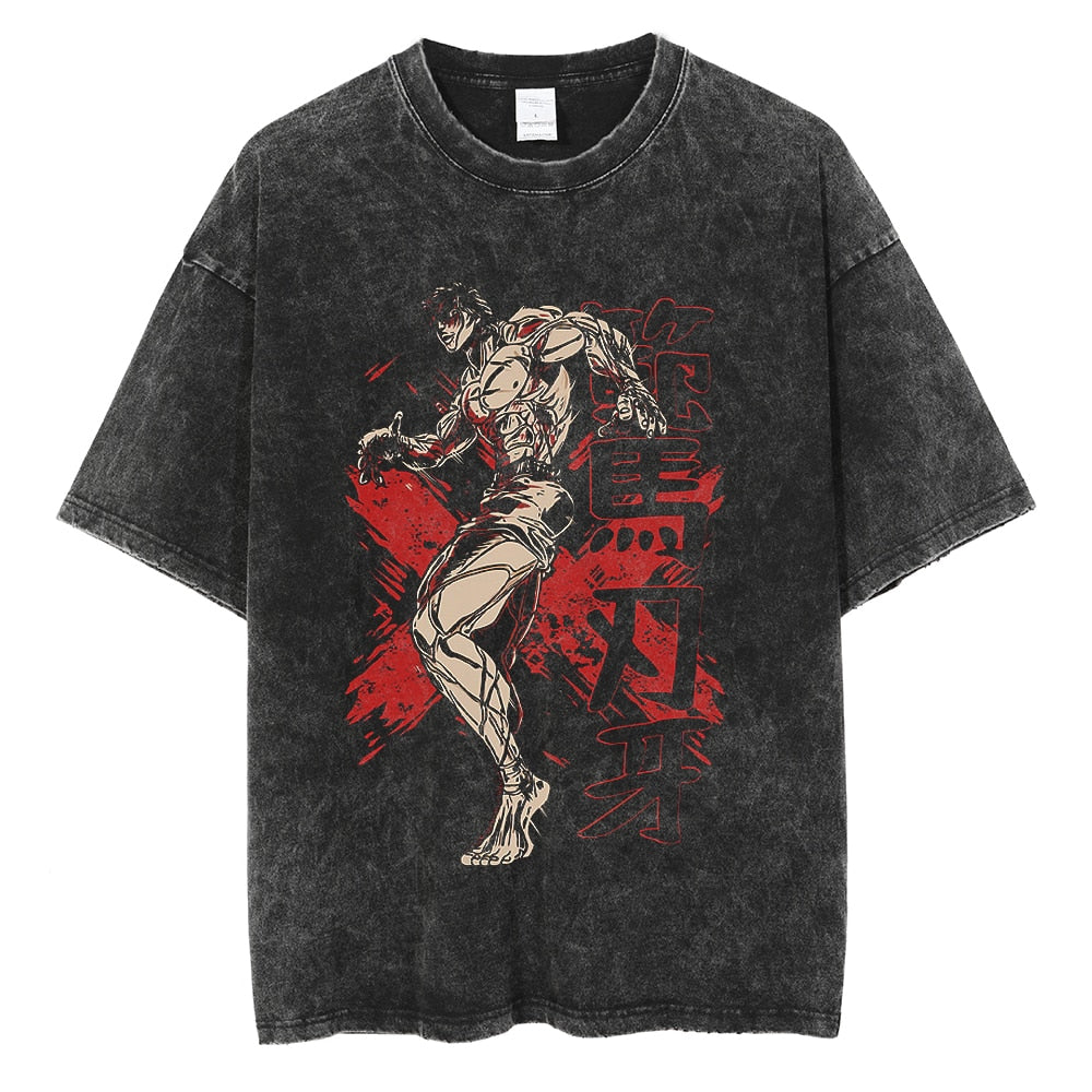 BAKI HANMA VINTAGE TEE