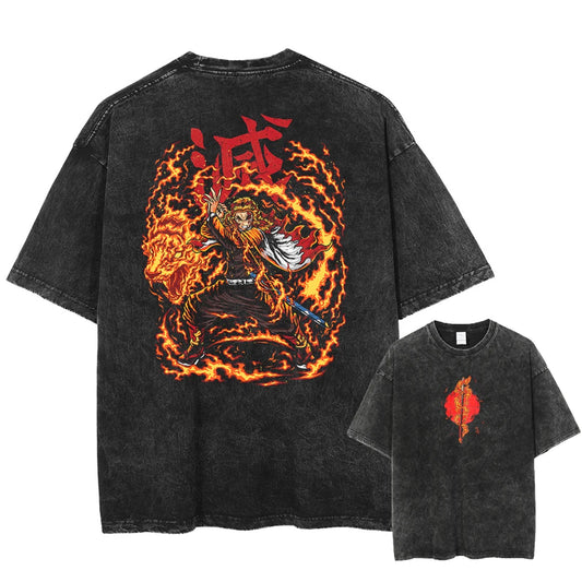 FLAME DRAGON VINTAGE TEE