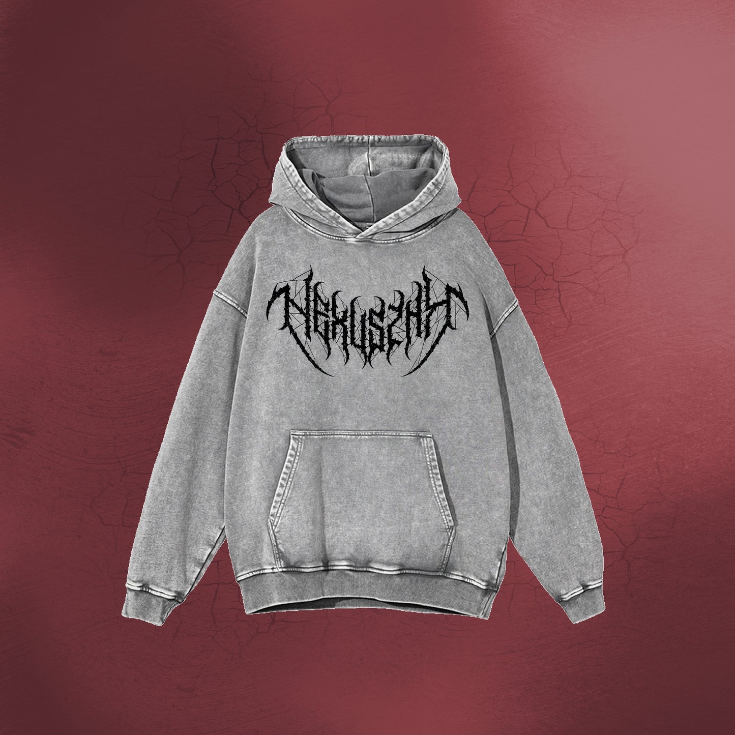 FALLEN PEACE GRAY HOODIE