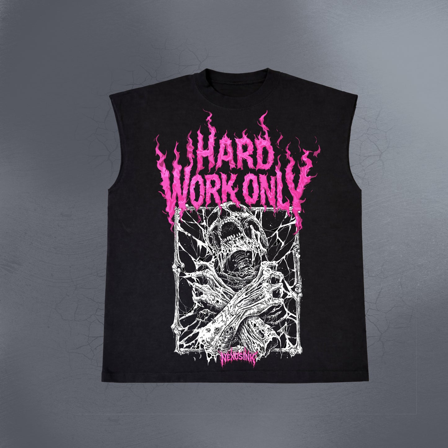 HARD WORK ONLY BLACK CUTOFF