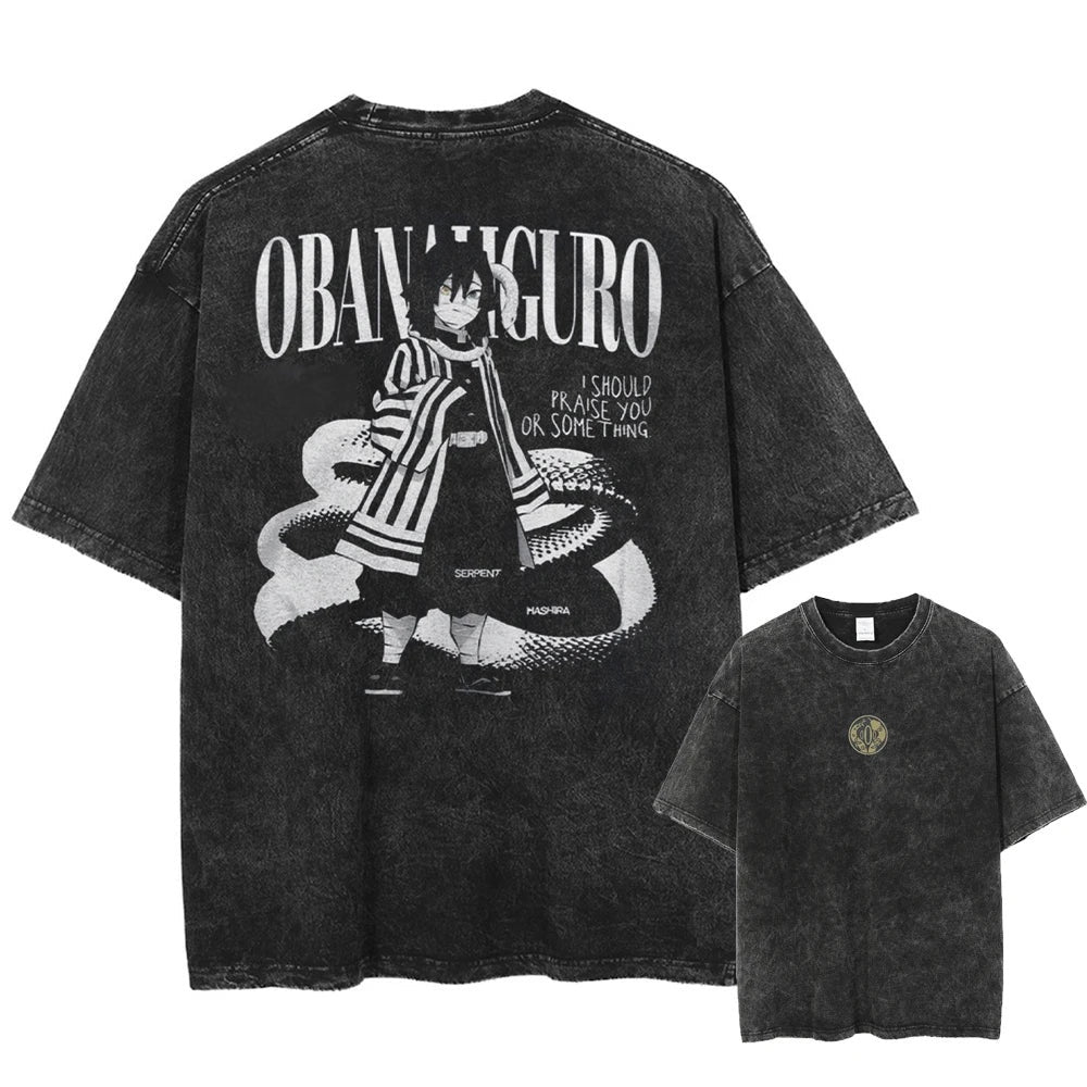 OBANAI 2 SIDED VINTAGE TEE