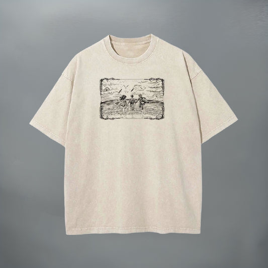 "FRIENDSHIP" BEIGE TEE