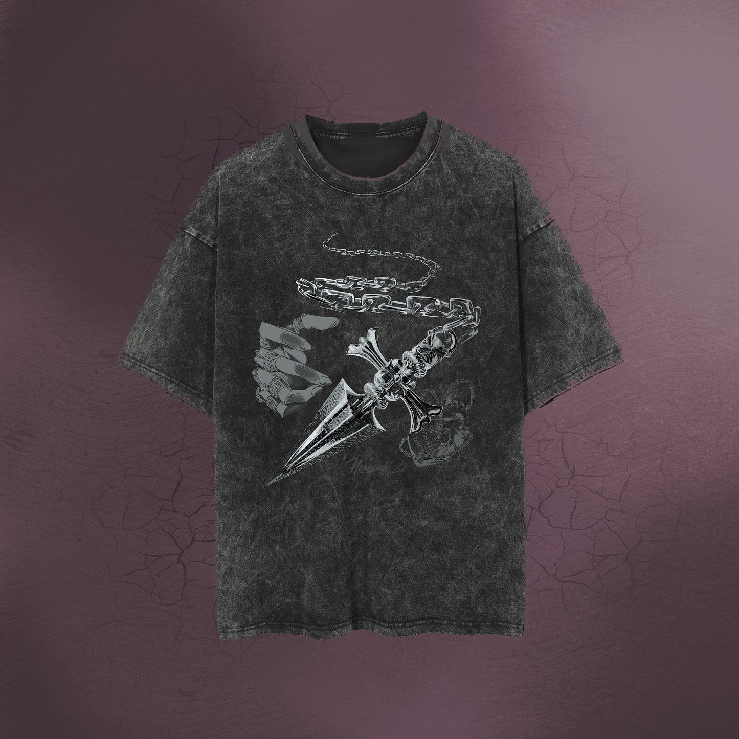 KURAPIKA DOWSING CHAIN VINTAGE TEE