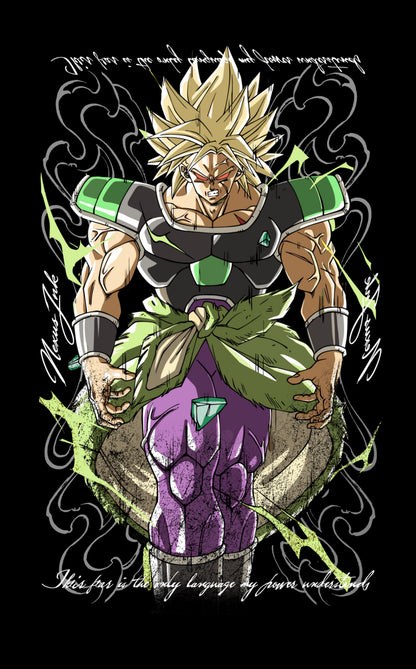 GOD RAGE BLACK TEE