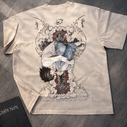 TRUST NO ONE BEIGE TEE