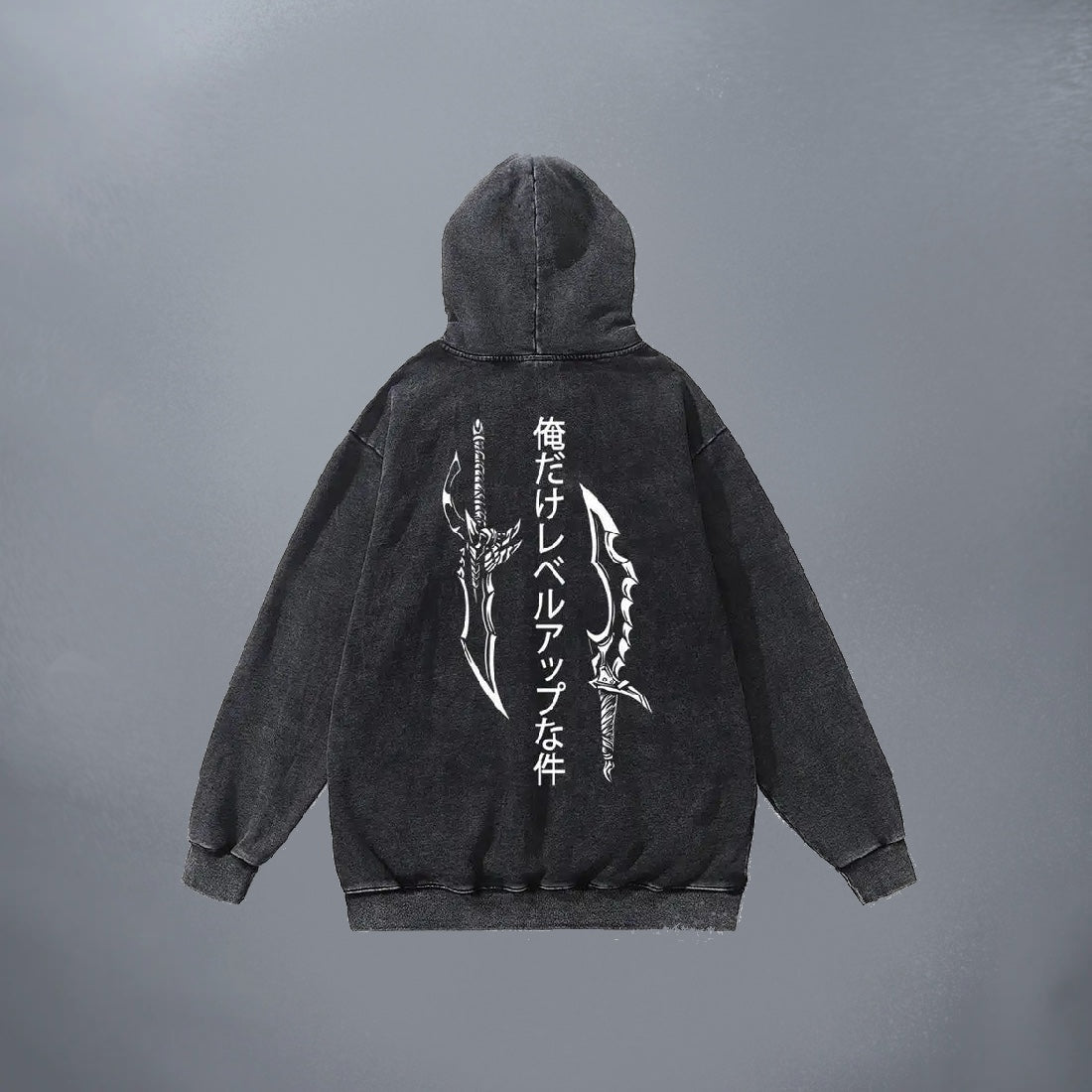 SUNG JINWOO DEMON KING'S DAGGERS VINTAGE HOODIE