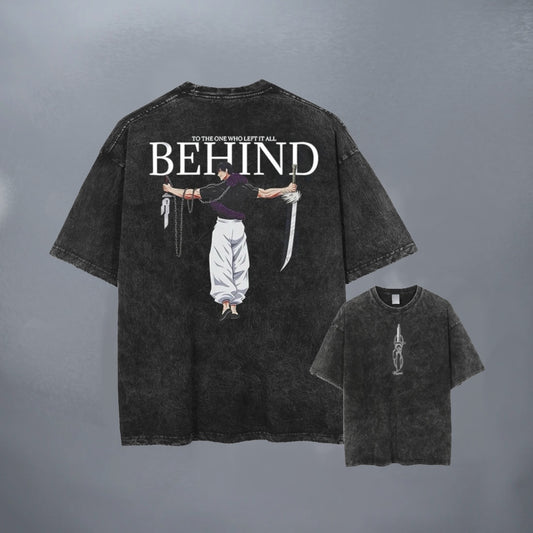 THE ONE WHO LEFT IT ALL BEHIND 2 SIDED VINTAGE TEE