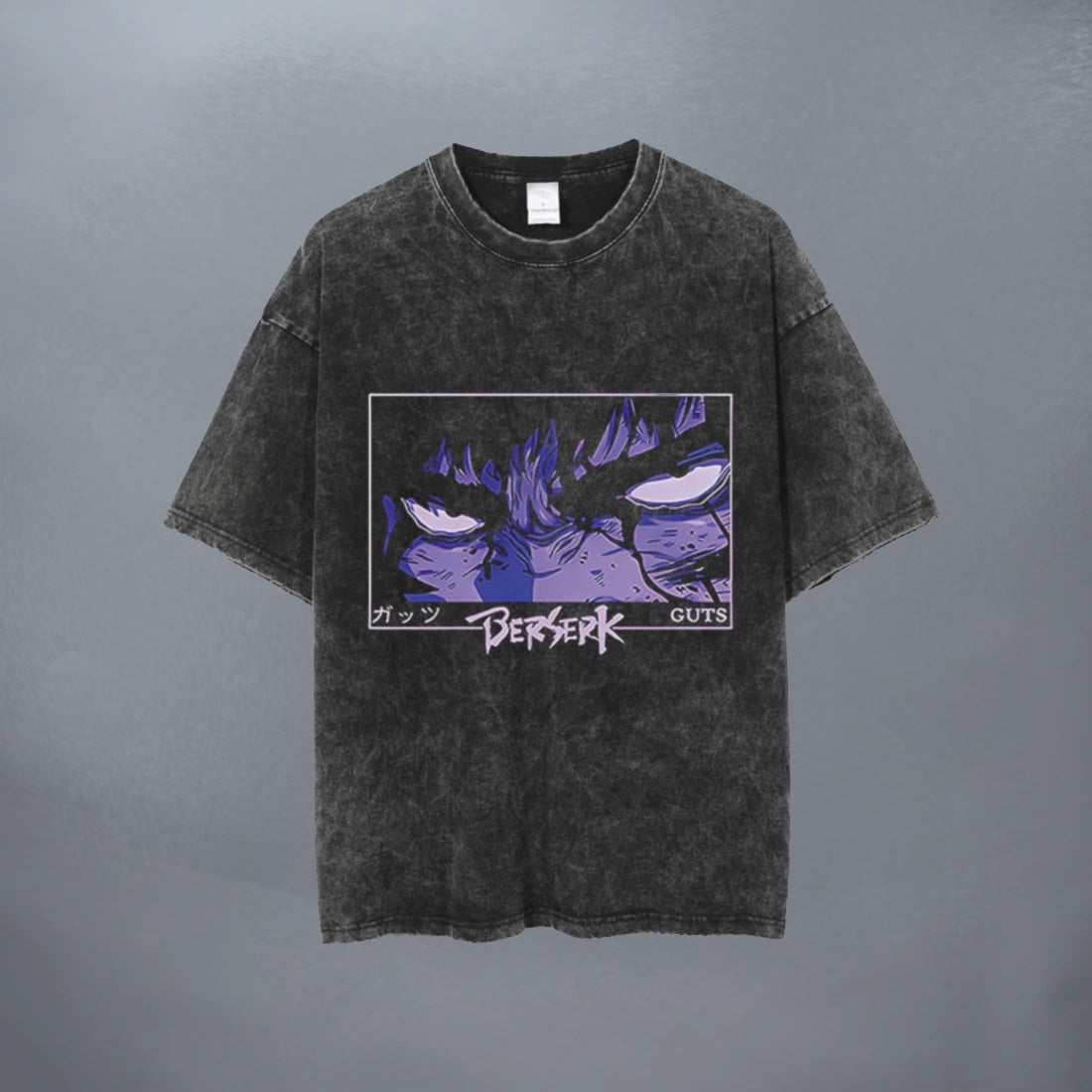 PURPLE BERSERK EYES VINTAGE TEE