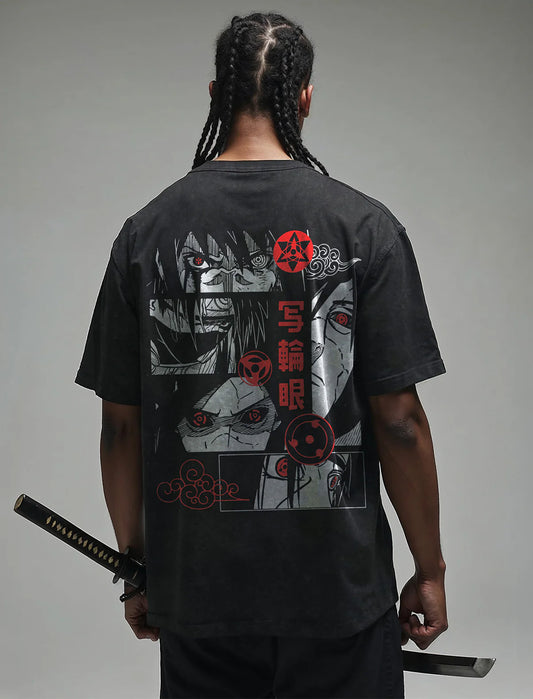 UCHIHA CLAN 2 SIDED VINTAGE TEE