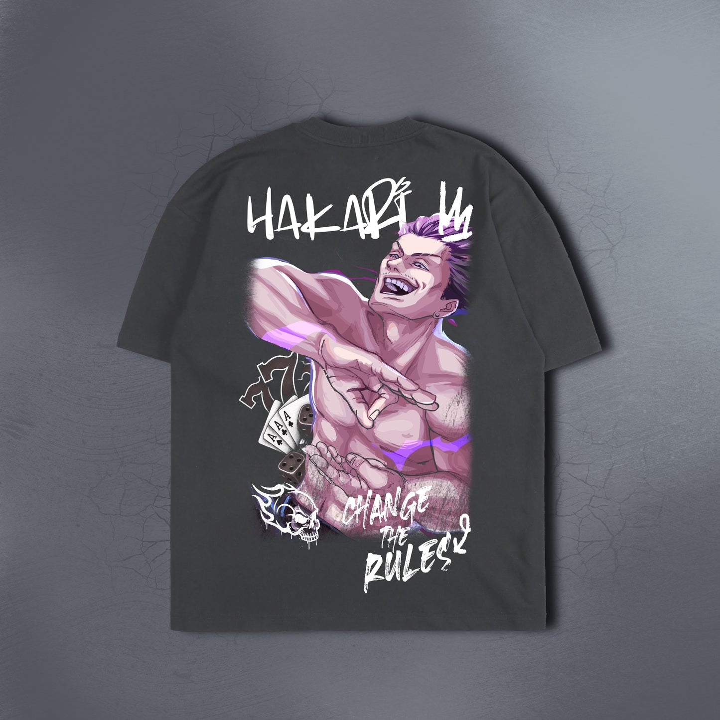 JACKPOT GRAY TEE