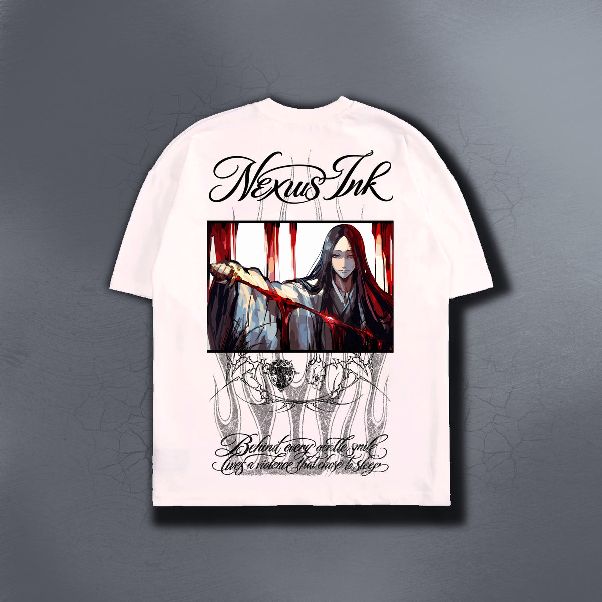 CRIMSON GRACE WHITE TEE