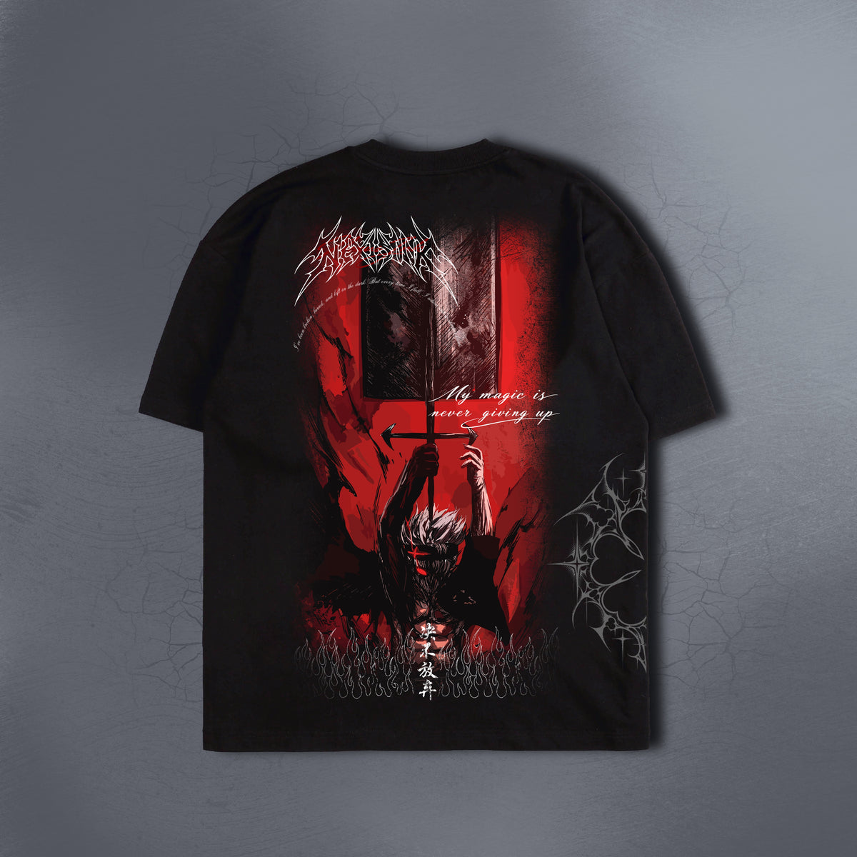 THE FIFTH LEAF BLACK TEE