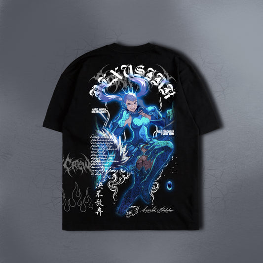 THE SILVER CURSE BLACK TEE SIDE BY SIDE
