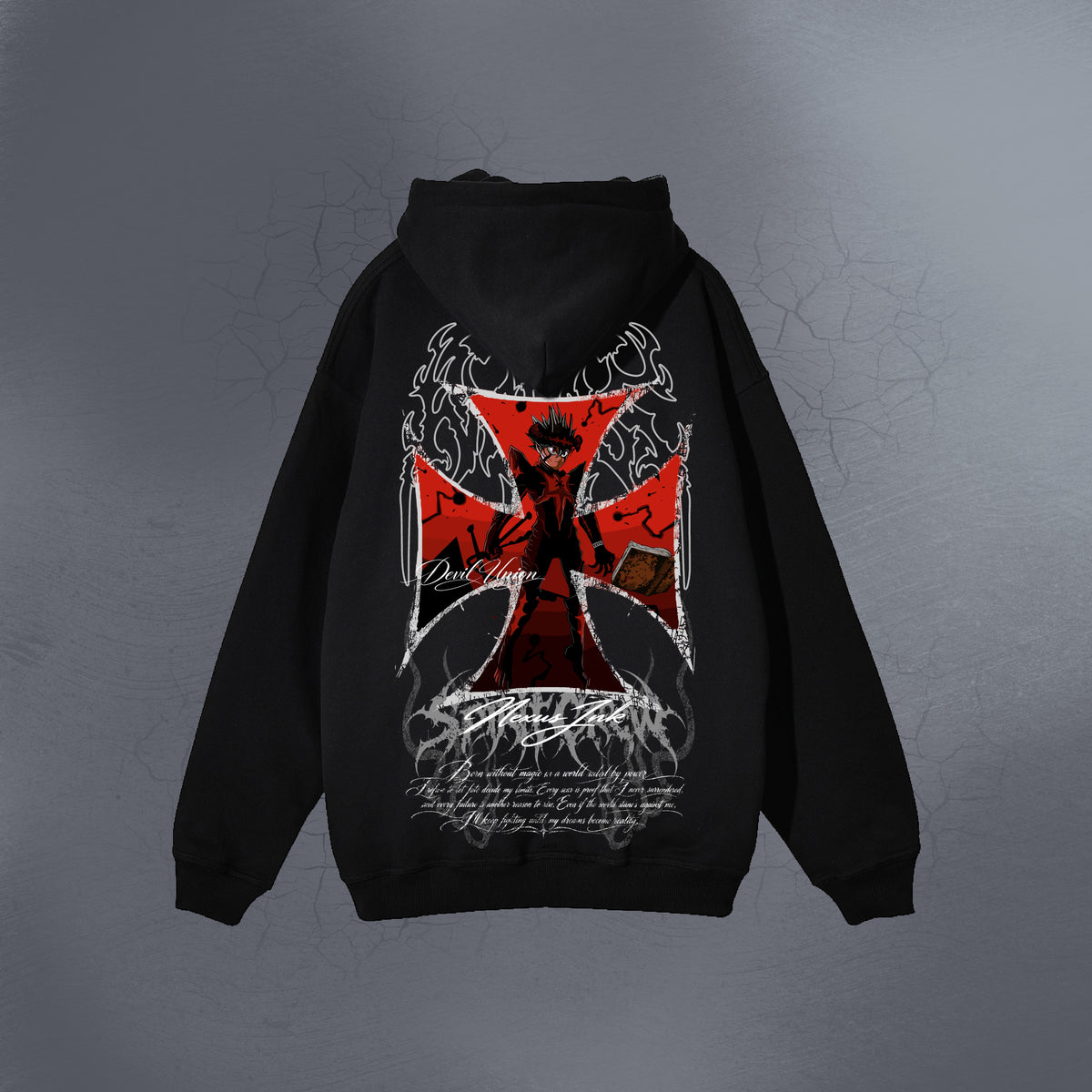 DEVIL UNION BLACK HOODIE