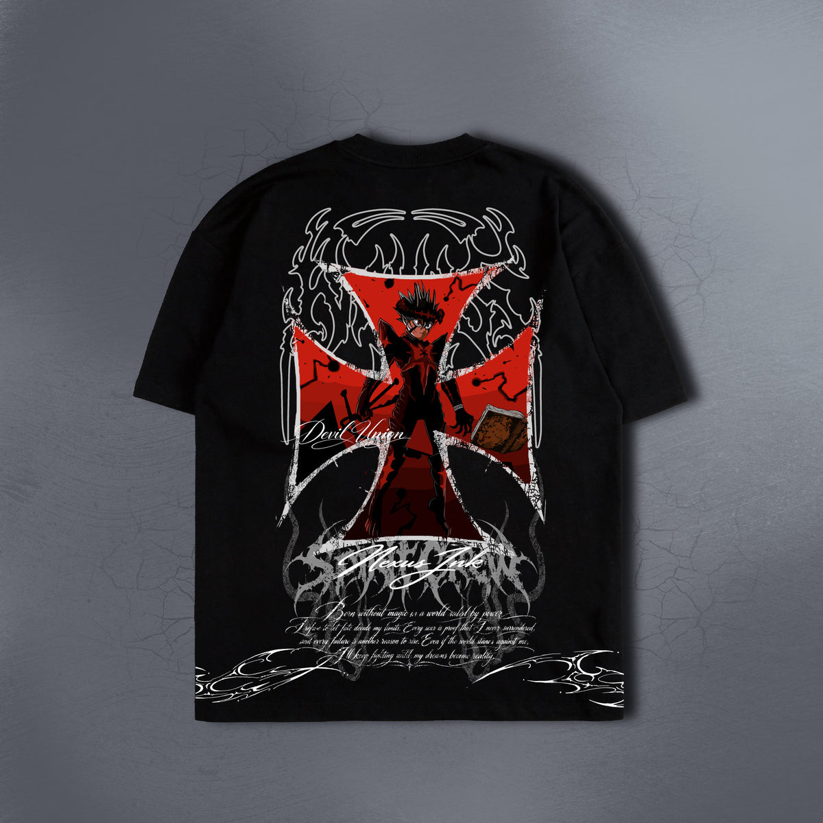 DEVIL UNION BLACK TEE V1