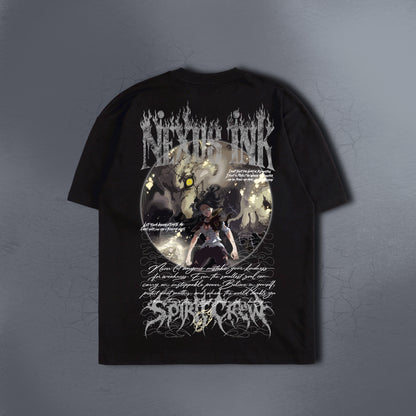 THE HUNGRY WOLF BLACK TEE