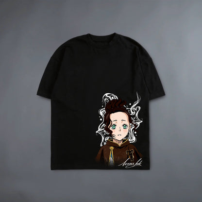 THE HUNGRY WOLF BLACK TEE