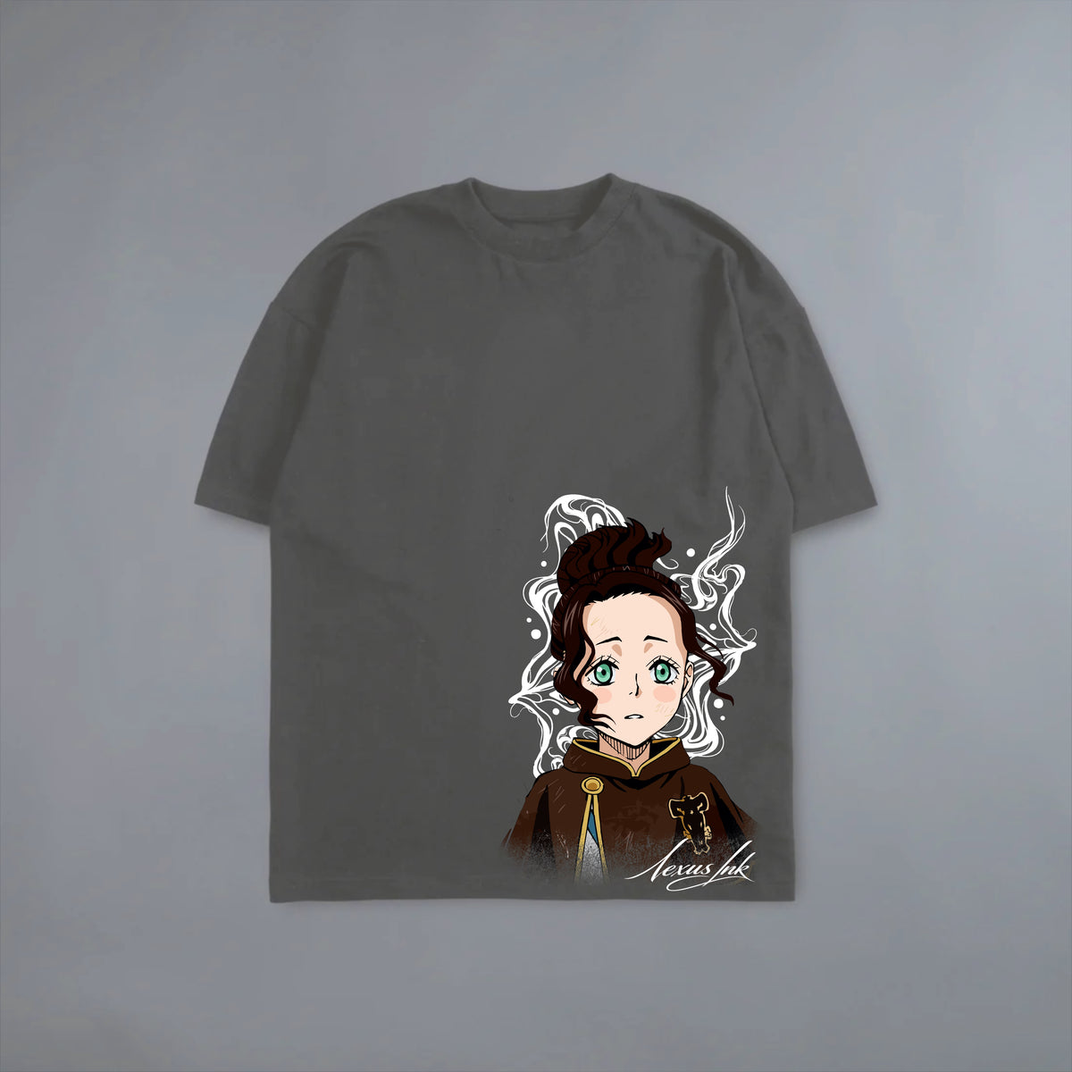 THE HUNGRY WOLF GRAY TEE