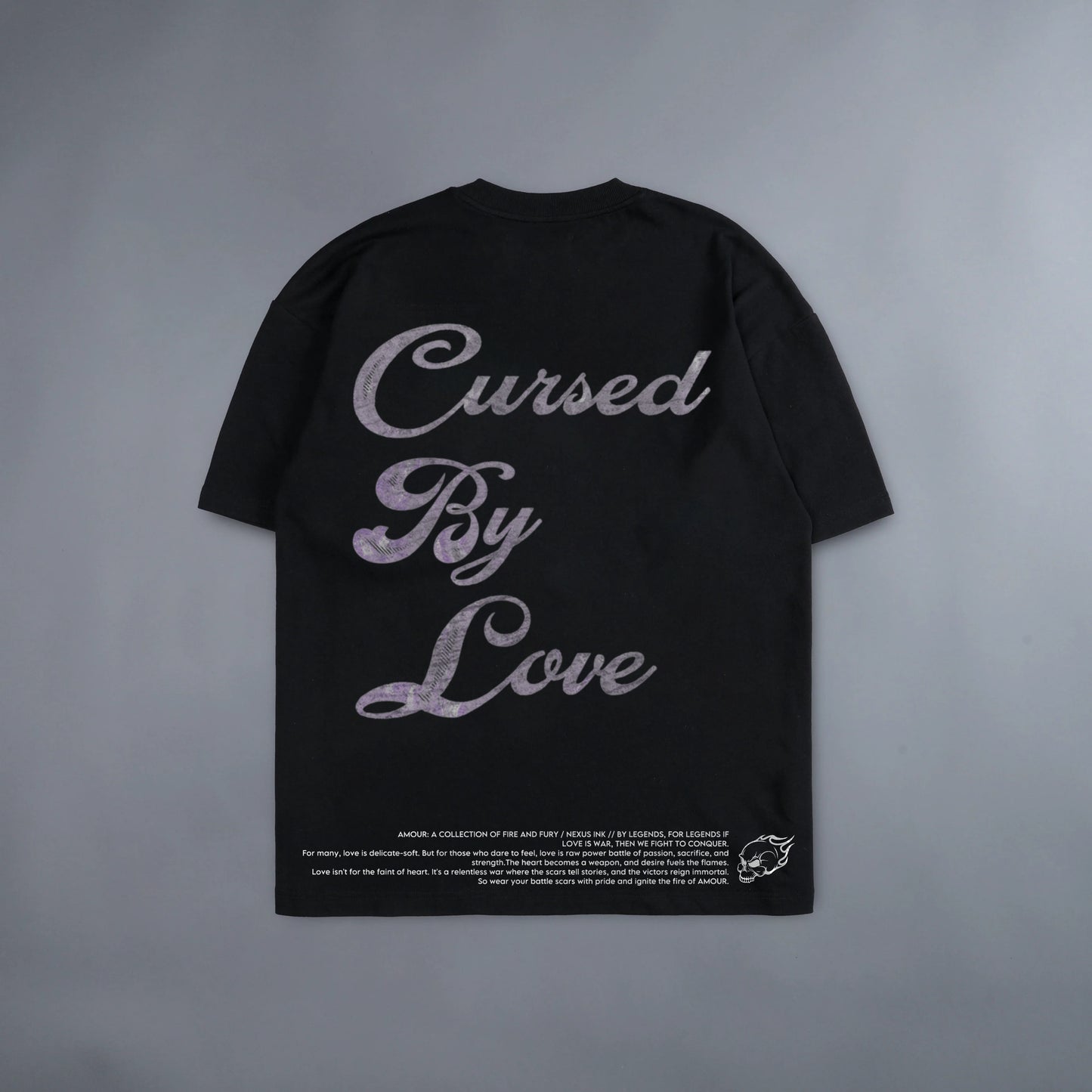 CURSED BY LOVE BLACK TEE