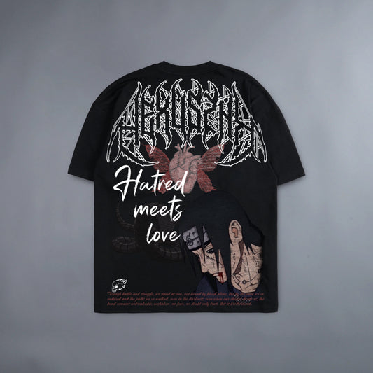 HATRED MEETS LOVE BLACK TEE